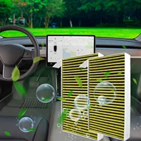Filtre de climatisation pour cabine Tesla modèle 3 Y, avec charbon actif, remplacement de cabine, accessoires de voiture 3