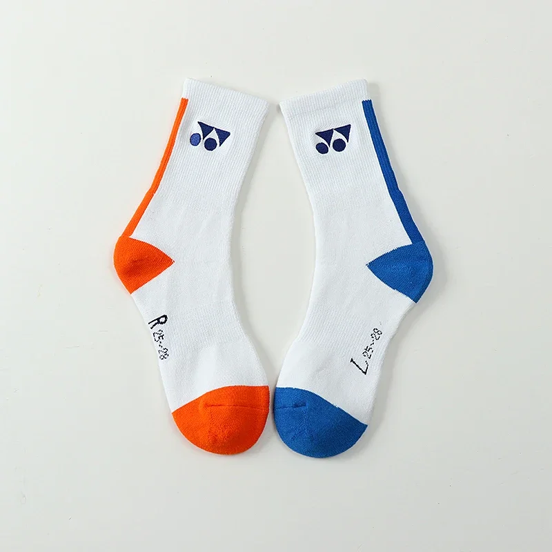 YONEX Professional Badminton Socks 19001LCW Durable Thick Bottom Non-slip Breathable Towel Bottom Mandarin Duck Sports Socks badminton socks