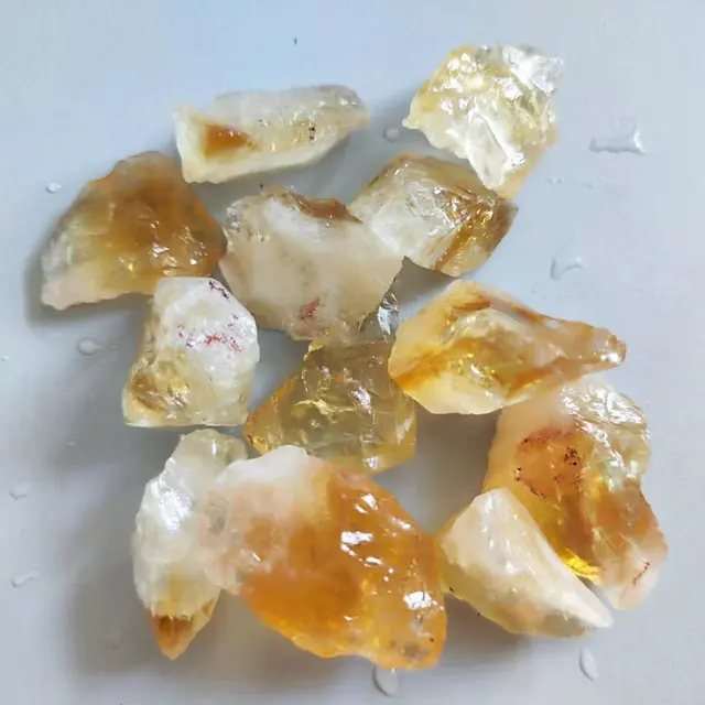 Natural Raw Citrine Crystal Stone 6