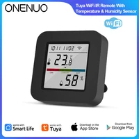WIFI Tuya Smart Universal IR Remote With Temperature Humidity Sensor for Air Conditioner TV AC Works with Alexa Google Home