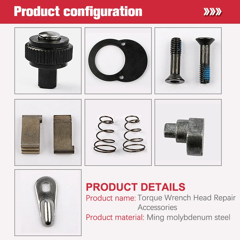 1/4'' 3/8'' 1/2'' 24/45 Teeth Ratchet Socket Wrench Repair Accessory Spare Part Kit