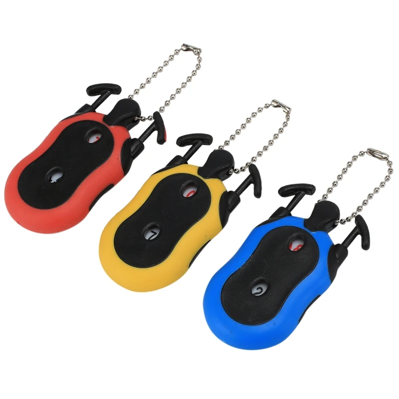 

3Pcs Handy Mini Golf Stroke Shot Putt Score Counter Tally Keeper With Key Chain