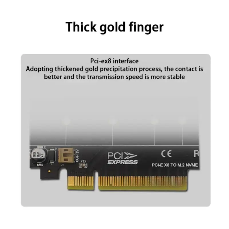 Dupla M.2 NVMe PCIe x8 Split Card