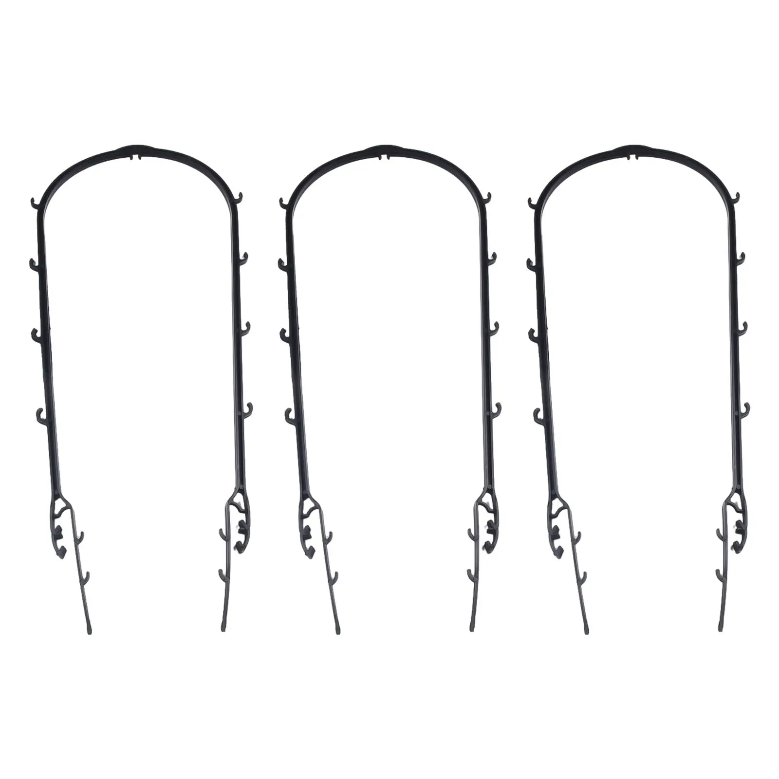 6PCS Plant Climbing Frames Garden Trellis Plant Climbing Support Plastic Tomatoes Support Easy To Install And Disassemble