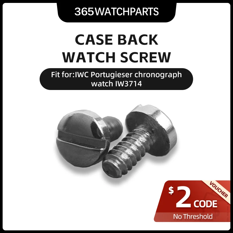 Acciaio Solido Iw3712 Cassa Dell'Orologio Posteriore Vite Dell'Orologio Per Iwc Portugieser Cronografo 41Mm Orologio Automatico Iw3714