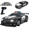 1/12 RC Police Car 2.4GHz Super Fast Remote Control Cars Toy with Lights Durable Chase Drift Vehicle toys for boys kid Children 2
