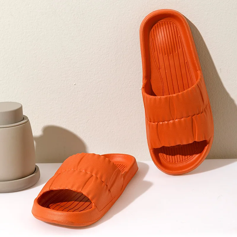 2024 Men Women Soft Sole Cloud Slippers Thick Platform Indoor Outdoor Beach Sandals Summer EVA Non Slip Flip Flops 6