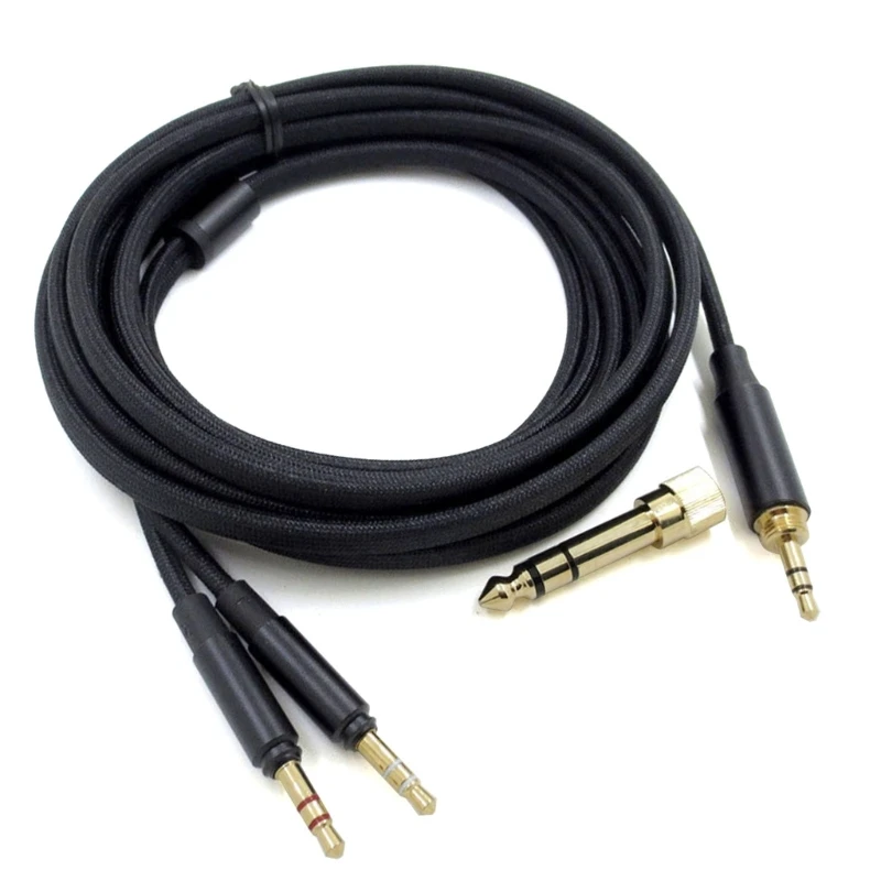 

Replacement Headphones Cable Cord Line for Beyer T1 2nd/3rd Earphones Headset Repair Lines Double 3.5mm Cord Accessories 3XUE