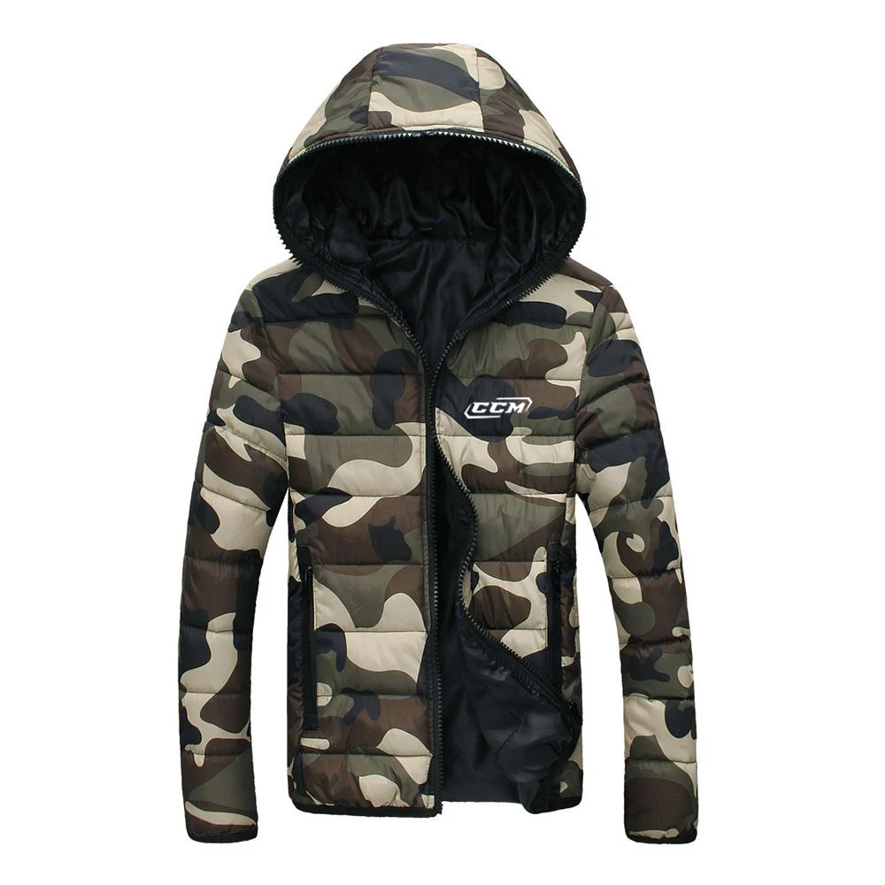 CCM autumn and winter new casual six-color hooded cotton-padded jacket fashion personality cotton-padded jacket