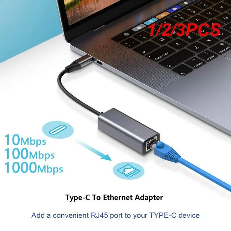 

1/2/3PCS 3.0 to 2.5G Ethernet Adapter Network Card RTL8156B 2500/1000/100Mbps USB 3.1 Gigabit RJ45 LAN Controller for Laptop