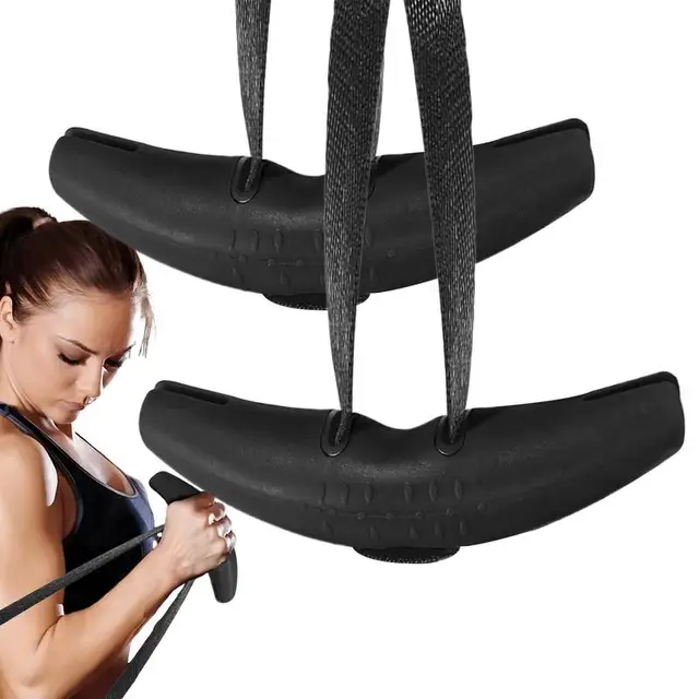 Pull Up Handles Pack Of 2 Exercise Handles Ergonomic Strength Sling Trainer Non-Slip Pull Up Fitness Strap Suspension Trainer
