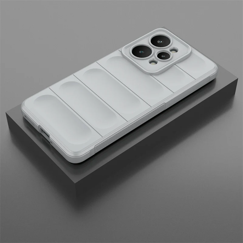 Durable Shockproof Plain Rubber Phone Case Cover