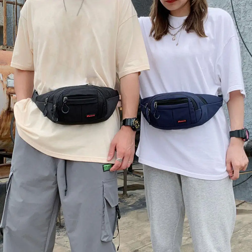 Waistpack Women's Fashion Sports Shoulder Bag New Women's Version Chest Girl Fitness Korean Backpack Running Fashion Bag I4C7