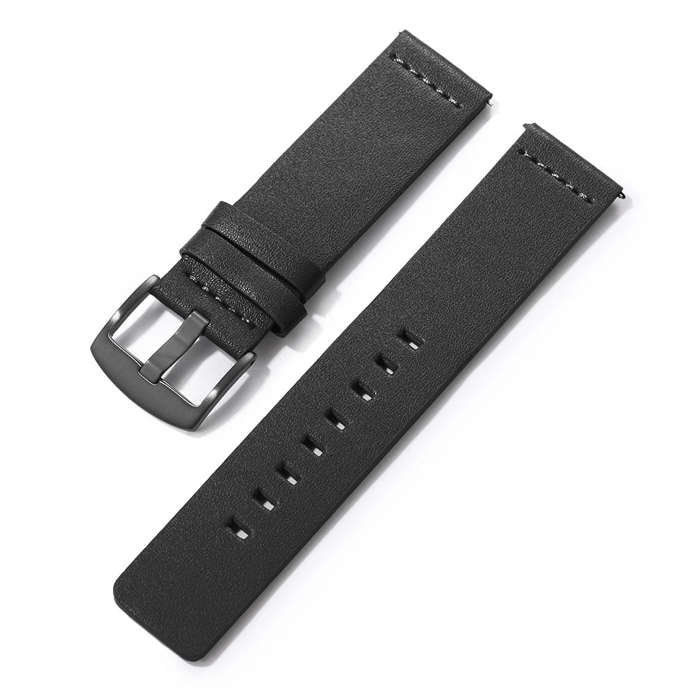 Vintage Brown Genuine Calfskin Leather Quick Release Watch Strap