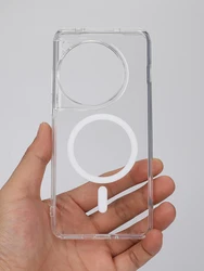 Magnetic Shockproof Clear Phone Case with MagSafe Compatibility - one plus 13 (Transparent  MagSafe)