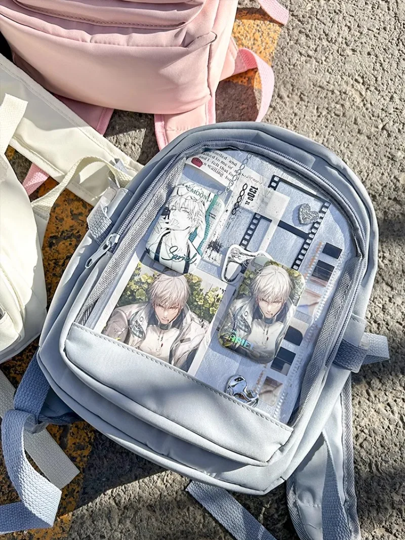 Bolso Ita de primavera 2025, nuevas mochilas transparentes dulces