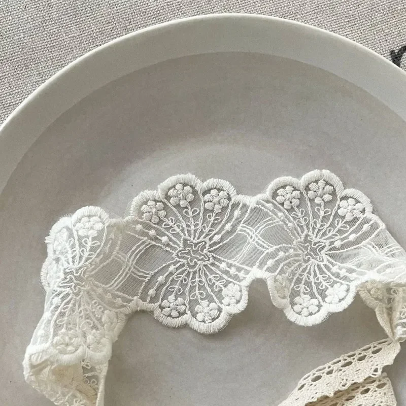 ‌Korean Baby Headbands for Girls Newborn Fontanel Protection Head Wrap with Princess Lace Trim Infant Hair Accessories