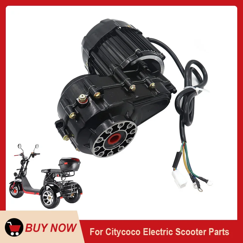 Electric Tricycle 48V / 60V 1500W Differential Motor Gearbox Rear Axle