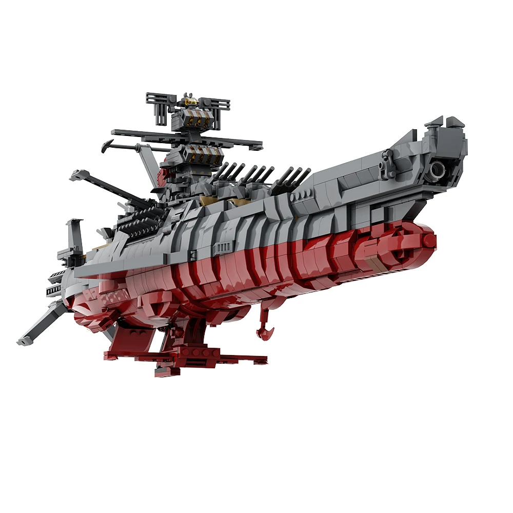 

Строительные блоки MOC Space Battleship Yamato, модель с номером, сборные кирпичи для творчества, серия космических образовательных рождественских игрушек, подарки