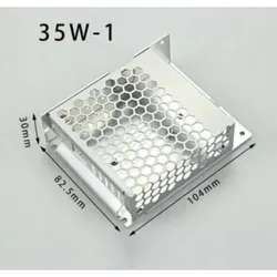 5pcs Aluminum Alloy Industrial Power Supply Housing - Metal Case Power Box (35W - 1)