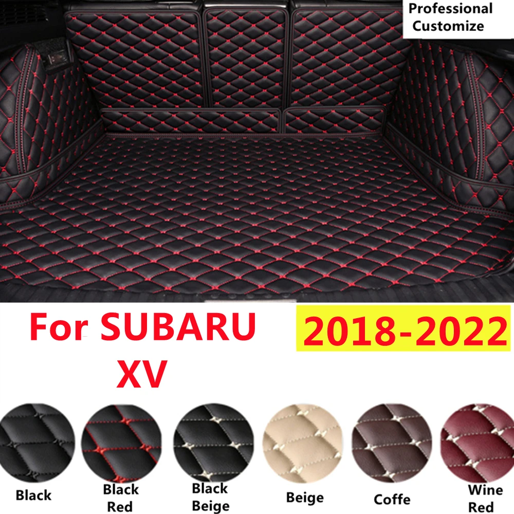 

SJ Custom Full Set Fit For SUBARU XV 2022 2021 2020 2019 2018 YEAR Waterproof Car Trunk Mat Tail Boot Tray Liner Rear Cargo