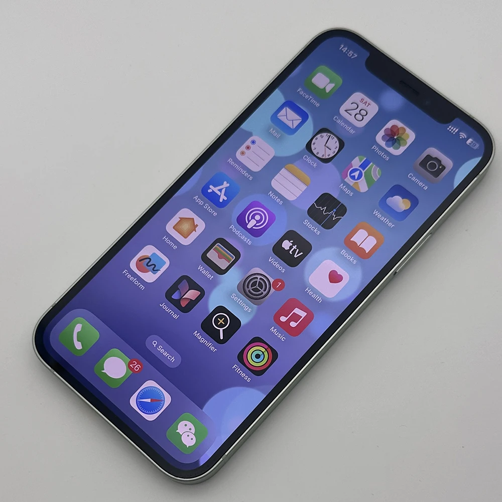 Original iPhone 12 5G Mobile Cell Phone 6.1'' 64/128/256GB IOS A14 Bionic HexaCore 12MP Face ID Unlocked Cellphone