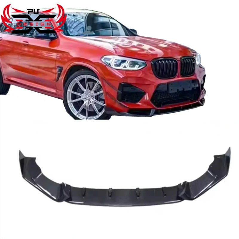 

Высококачественный сплиттер для переднего бампера BMW X3M F97 X4M F98 AE, из углеродного волокна, комплект аксессуаров для модернизации