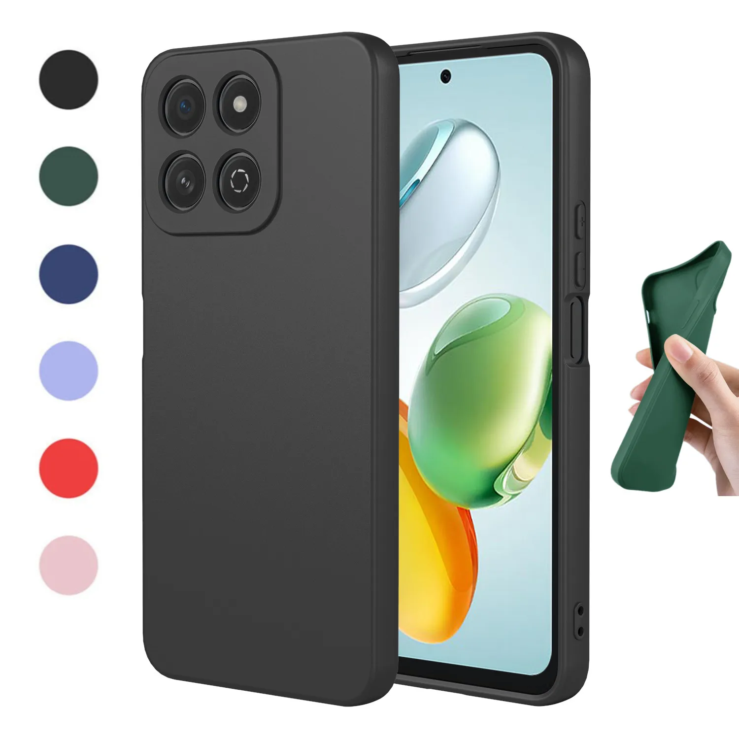 Sleek Flexible Silicone Case - Protective Cover Bumper Coque