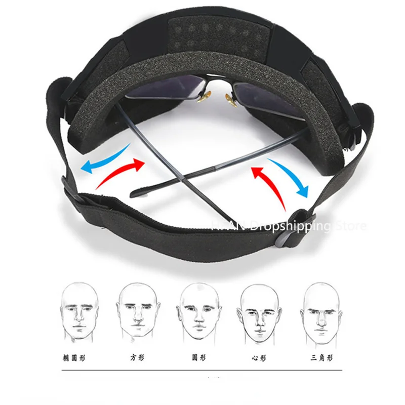 Skiing Goggles Windproof Cycling Motorcycle Goggles Winter Anti-Fog Snowboard Ski Glasses Ski Mask Tactical Goggle Sunglasses 6