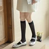 Women Stockings Lolita Long Socks JK Sweet Girls Stocking Japanese Style Solid Color Knee Socks Stockings Female Spring Summer 5