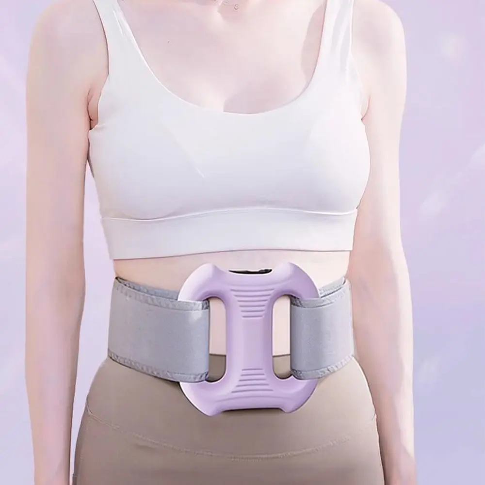 휴대용 근막 마사지 링 USB 충전식 속도 조절 가능 전기 바디 마사지 기계 무선 벨트 포함