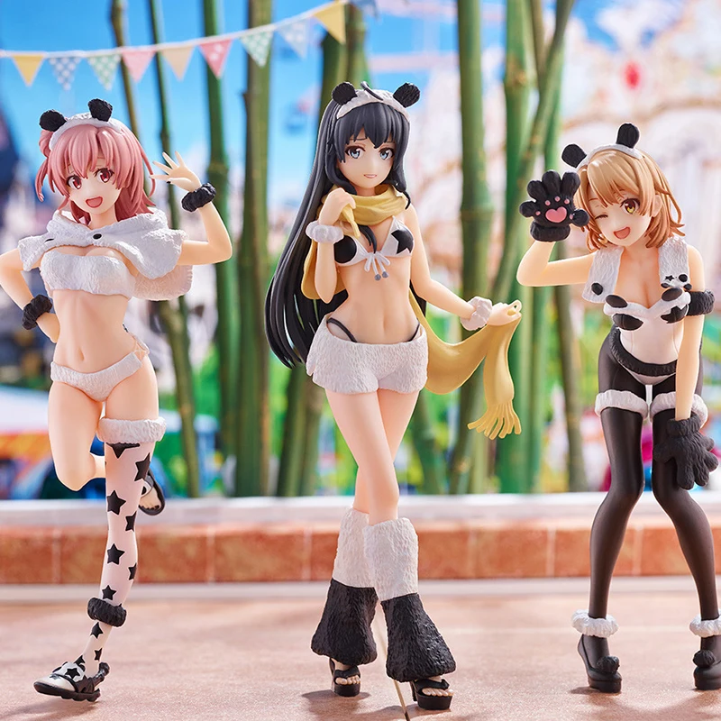 

Фигурки героев мультфильма Banpresto ореairu Yukinoshita Yukino Yuigahama Yui Isshiki Iroha Pan-san Panda Ver