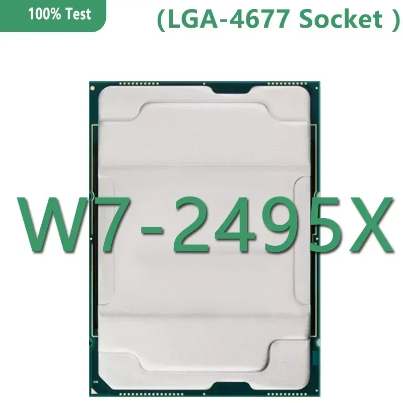 Xeon CPU W7-2495X 공식 CPU 45MB 2.5GHZ 24코어/48스레드 225W LGA4677 워크스테이션 보드 W790 칩셋 테스트