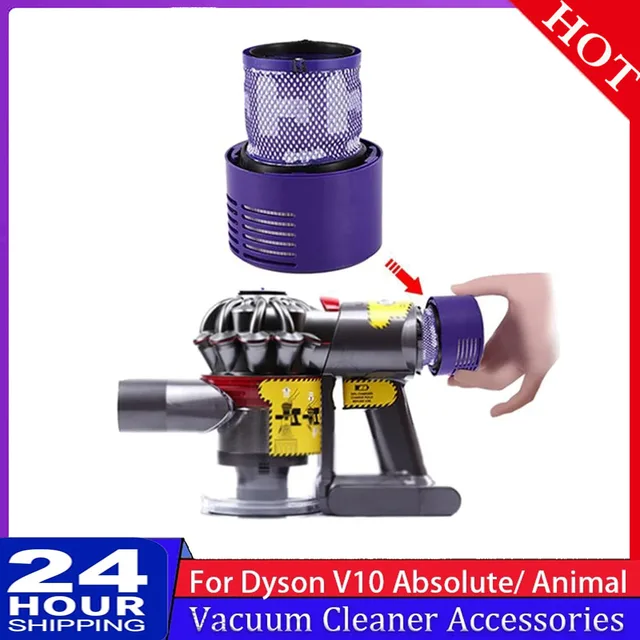 For Dyson V10 Filter Hapa Cyclone Animal Absolute Total Clean Cordless  Replacement Dyson Vacuum Cleaner Accessories - Vacuum Cleaner Parts -  AliExpress