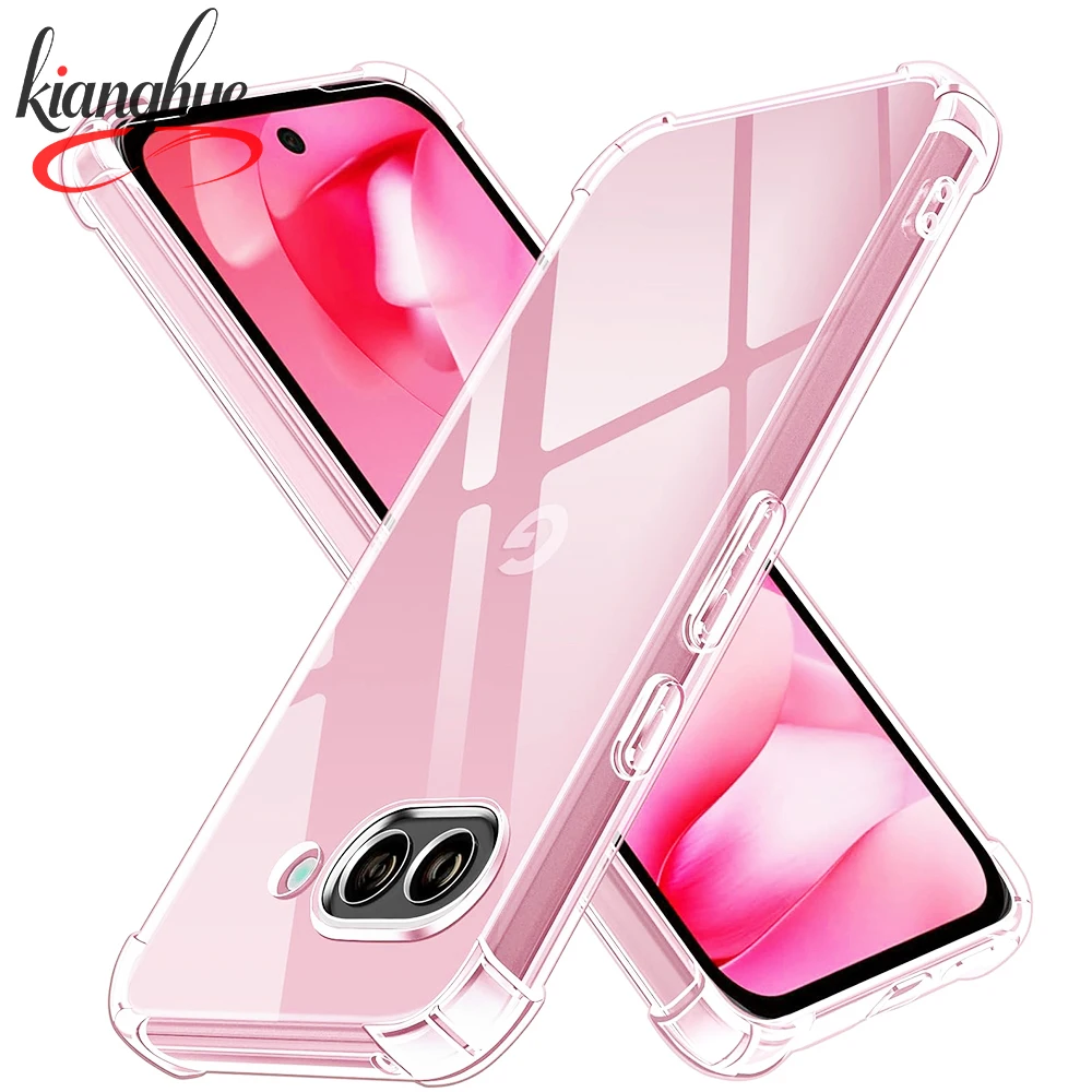 Shockproof Transparent Silicone Soft Case - Ultra Thin Clear Back Cover TPU Shell