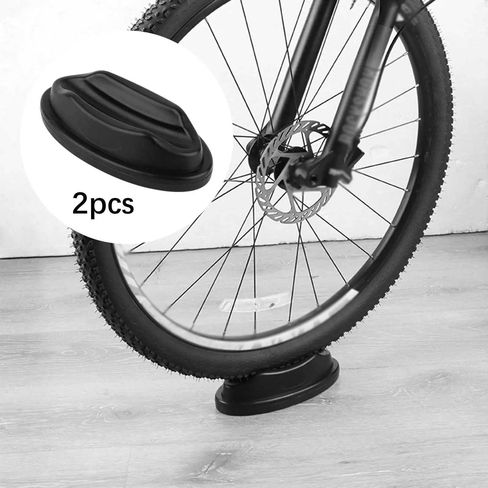 Indoor Cycling Trainer Front Wheel Riser Stand Bike Front Wheel Riser Block - Indoor Trainer Stabilizer Stand For Road & Mountain Bikes Cycling Trainer Accessory