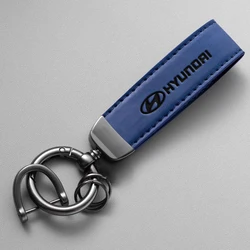 Premium Sude Leather Car Keychain Lanyard Gift (1pc - blue)