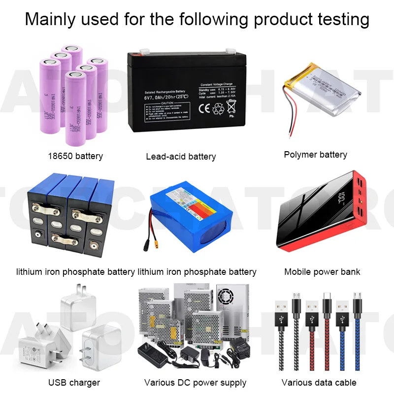 150W All-In-One Bluetooth DC Power USB Tester Electronic Load Lithium 18650 25A Battery Capacity Monitor Discharge Meter