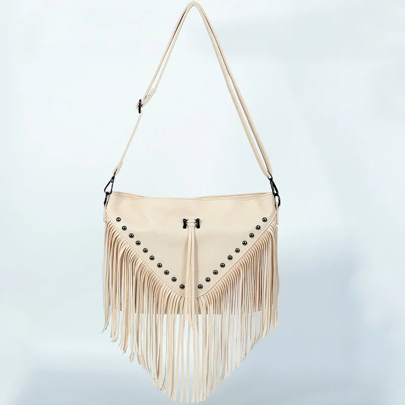 Soft Shoulder Large Leather Single Bag Trendy Casual Tassel Handbag For Woman High-Quality Messenger Versatile Luxury Crossbody