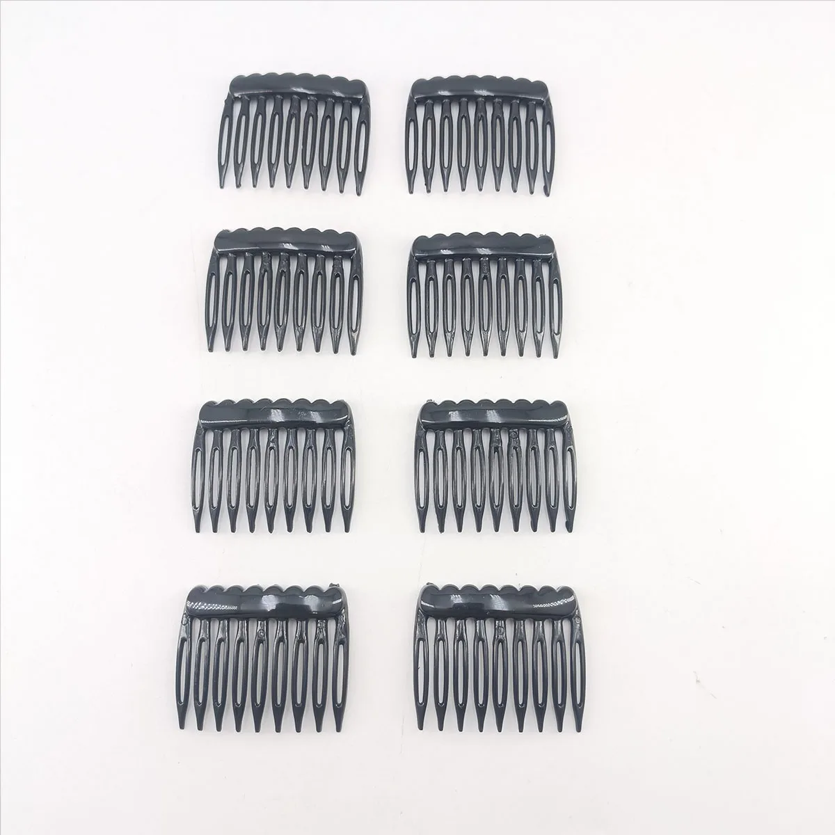 8PCS 9 Zähne Kunststoff Haar Seite Kamm Einfache Haar Zubehör Starken Halt Haar Kamm Für Frauen Mädchen – Detail 1