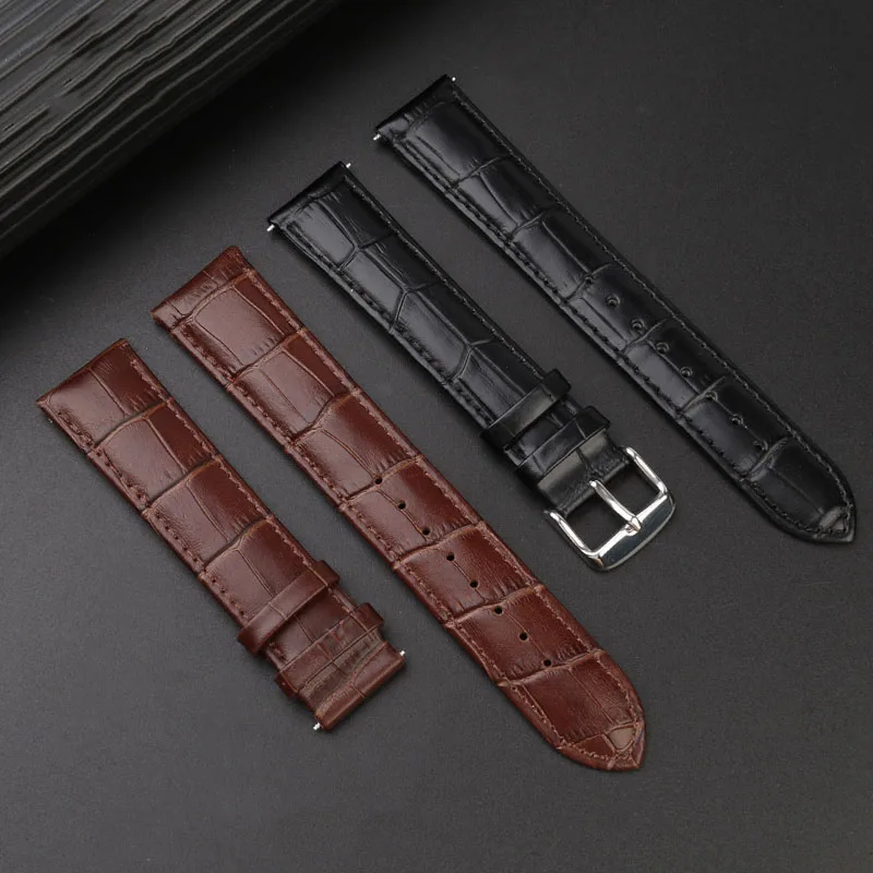 Фото Мужской ремешок из натуральной кожи для часов Casio/ICW/Armani/Seiko/series, кожаный ремешок для часов 20 мм/22 мм №2