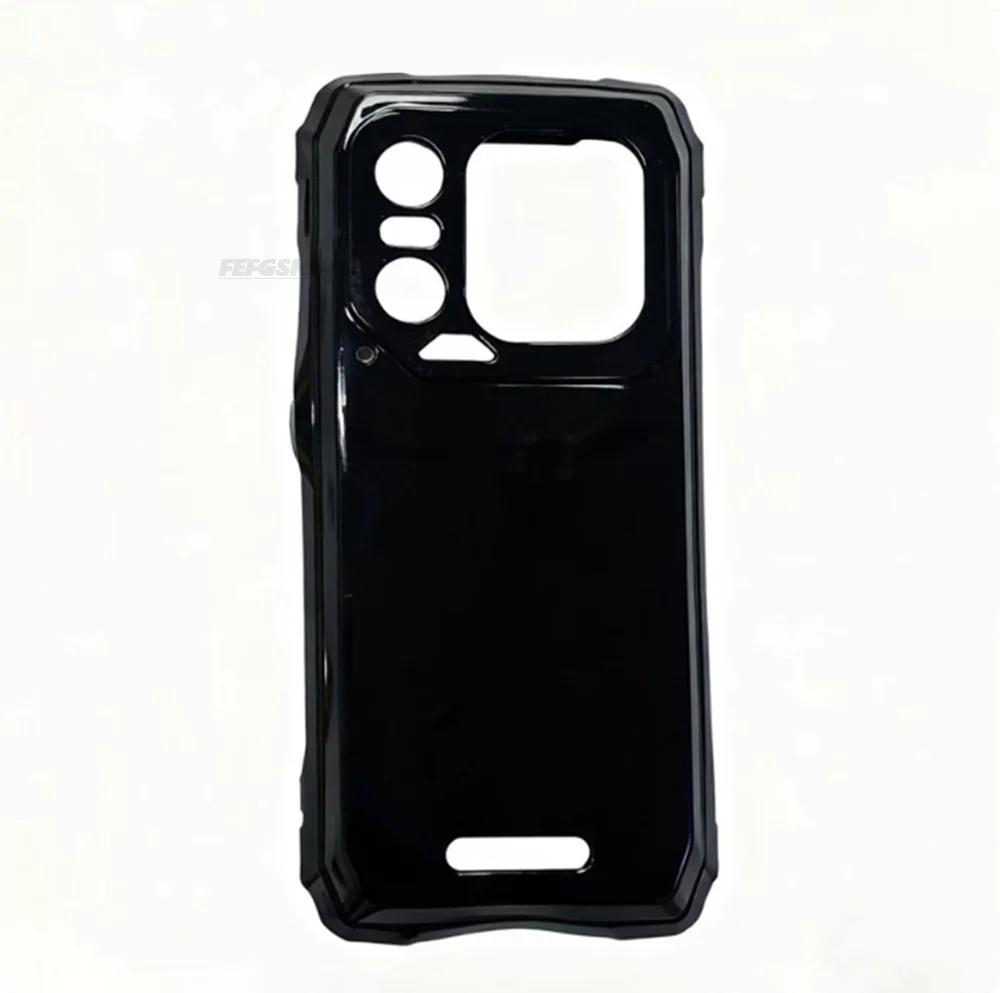 Blackview Xplore 1 Back Finger Ring Soft TPU Silicone Phone Case with Walkie Talkie Bracket