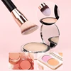 Double Ended Foundation Brush Set Flat Top Angled Contour Makeup Brushes For Liquid Powder Cream Blending