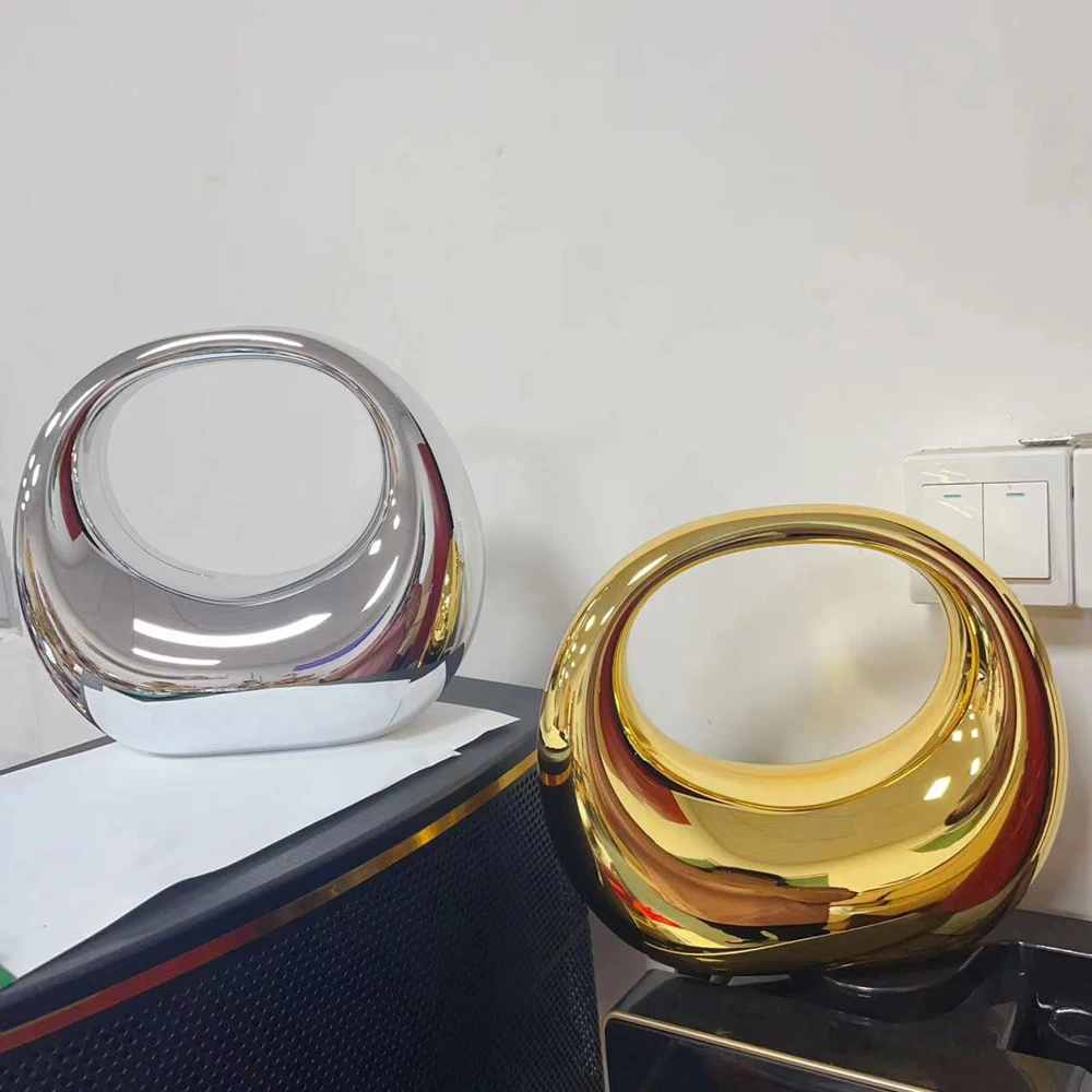 Golden Acrylic Women Hobo Bags Luxury Designer Clear Beach Handbags Dinner Party Wedding Round Top Handle Evening Clutch Purse