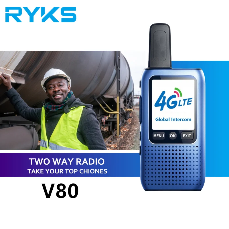 sim card handheld ptt radio walkietalkie mobile two way radio de communication