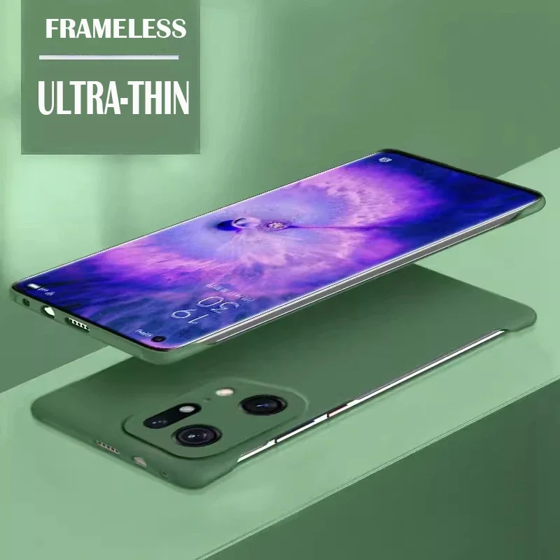 Luxury Solid Candy Color Frameless ShockProof Ultra-Thin Back Cover Case