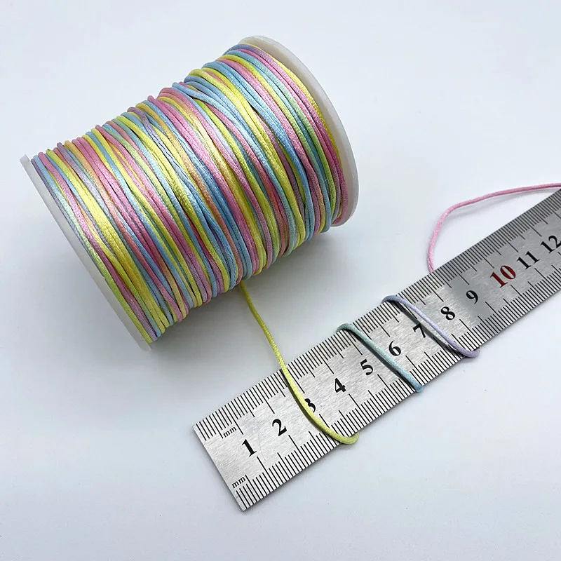 Elegant Nylon String Tassel Satin Rope