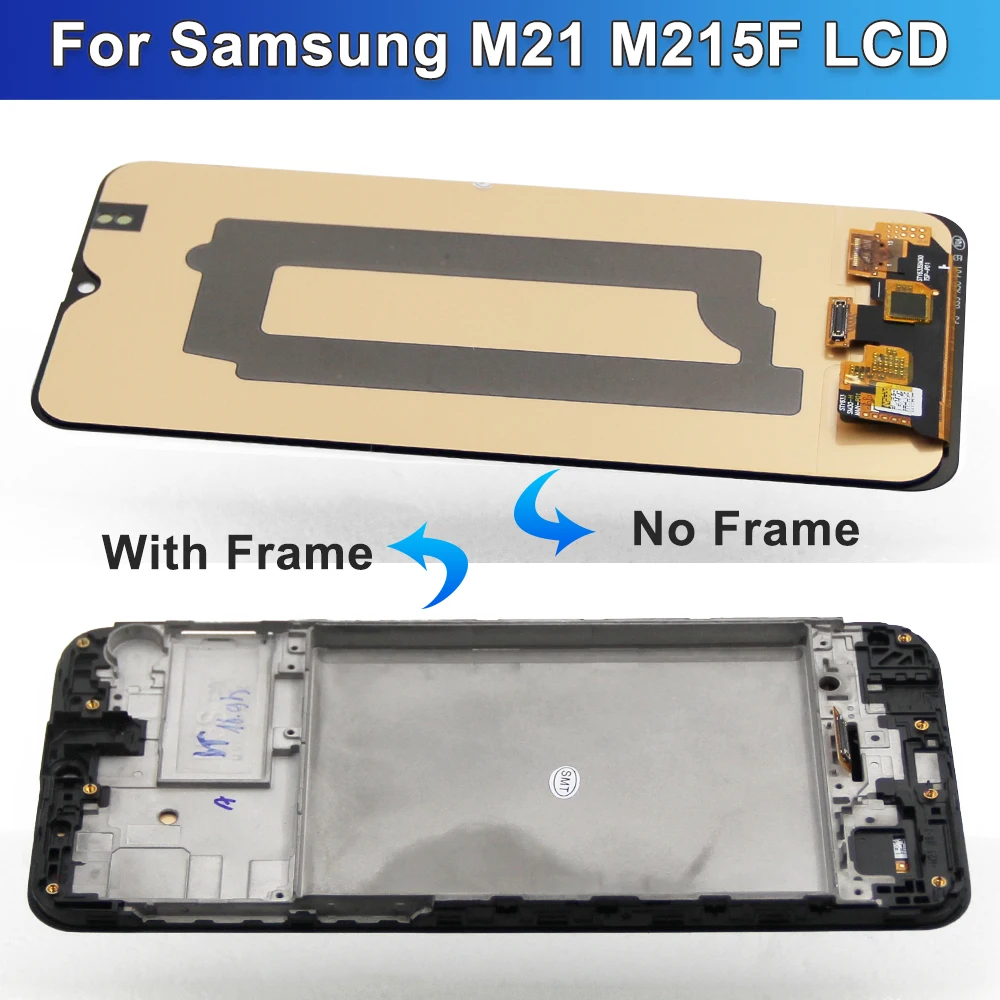 Lcd Display Samsung M21 Accessories In Box Tested AMOLED LCD With