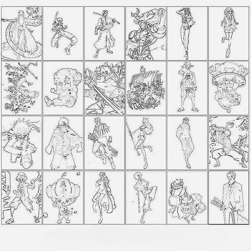 Vibrant ONE PIECE Cartoon Art Book