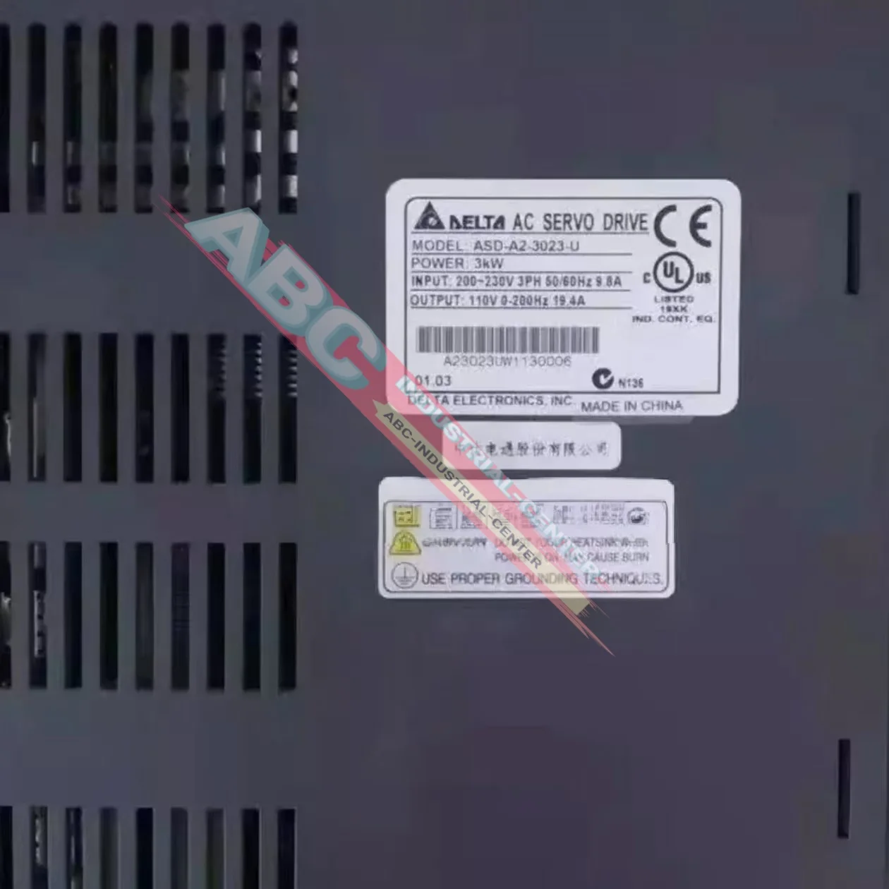 ASD-A2-3023-M 서보 드라이버 ASD-A2-3023-U 100% 새 제품